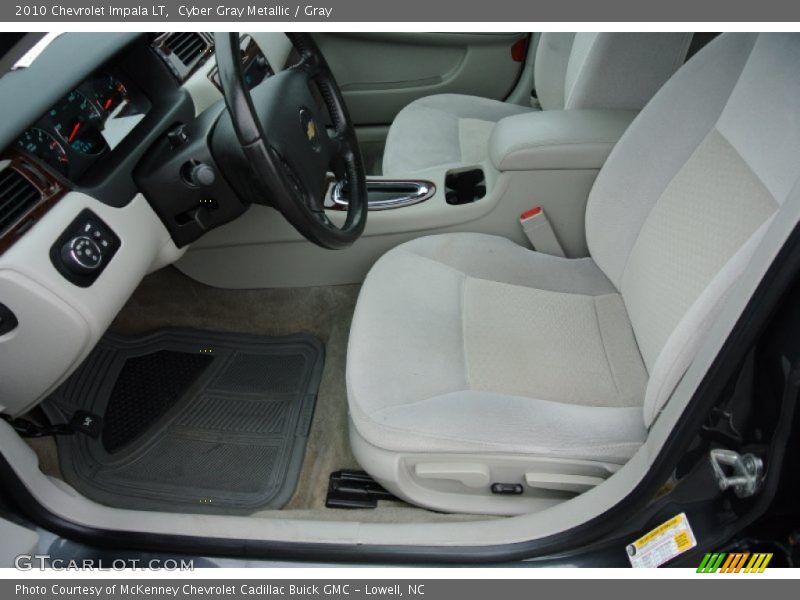 Cyber Gray Metallic / Gray 2010 Chevrolet Impala LT