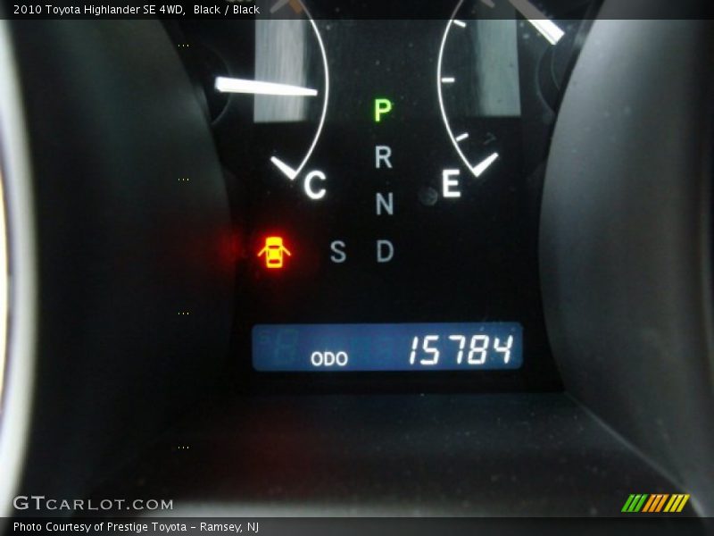 Black / Black 2010 Toyota Highlander SE 4WD