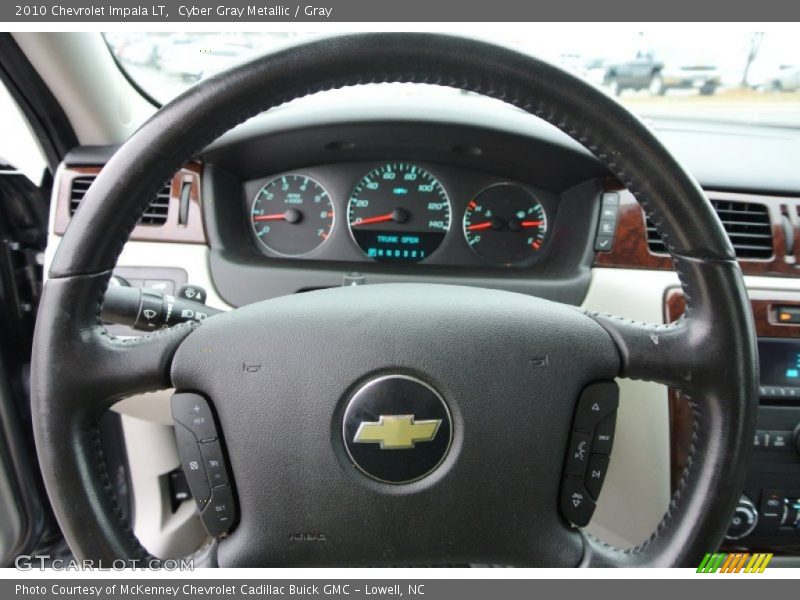 Cyber Gray Metallic / Gray 2010 Chevrolet Impala LT