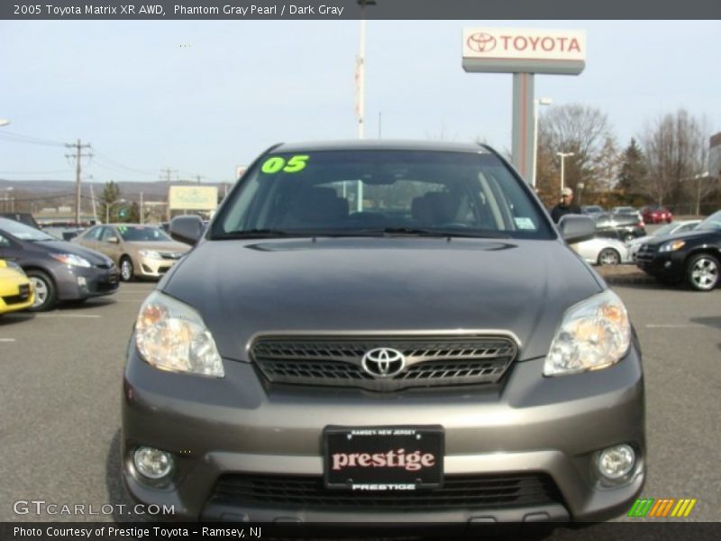 Phantom Gray Pearl / Dark Gray 2005 Toyota Matrix XR AWD