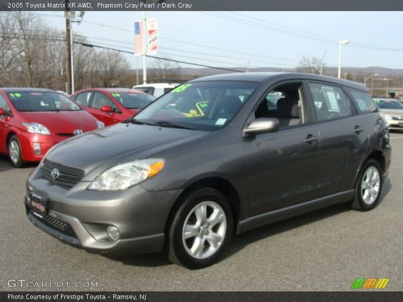 Phantom Gray Pearl / Dark Gray 2005 Toyota Matrix XR AWD