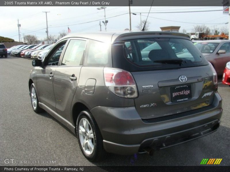 Phantom Gray Pearl / Dark Gray 2005 Toyota Matrix XR AWD