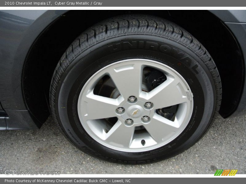Cyber Gray Metallic / Gray 2010 Chevrolet Impala LT