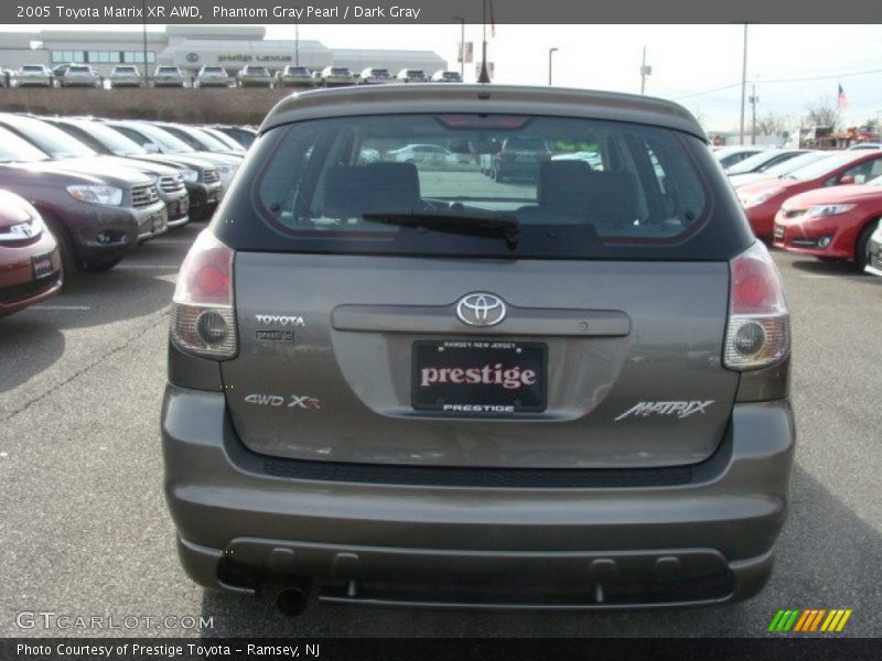 Phantom Gray Pearl / Dark Gray 2005 Toyota Matrix XR AWD