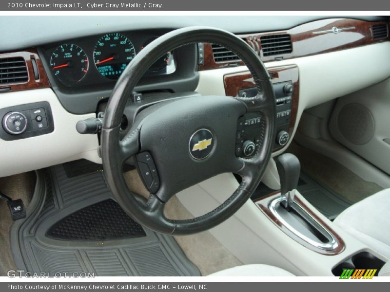 Cyber Gray Metallic / Gray 2010 Chevrolet Impala LT