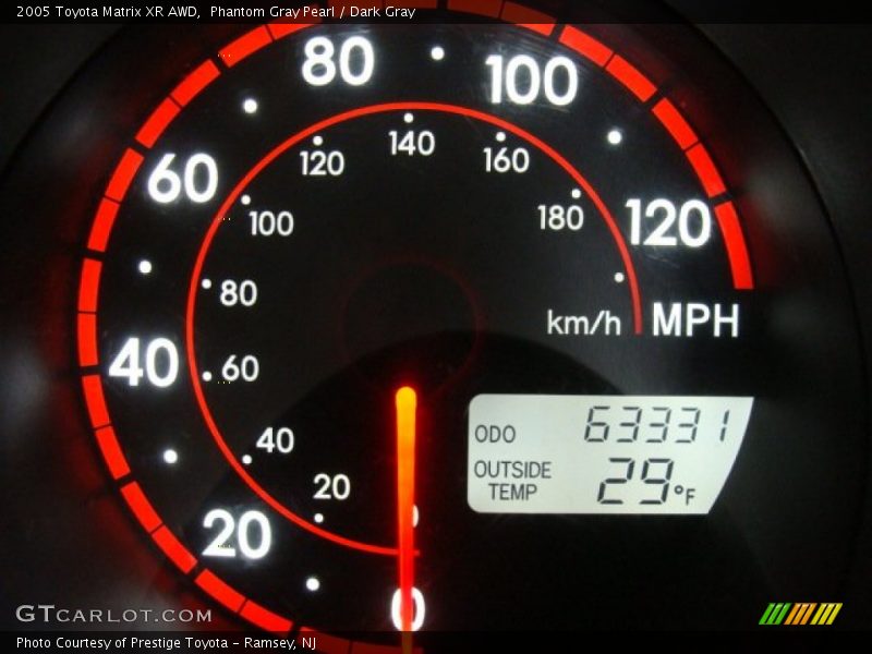 Phantom Gray Pearl / Dark Gray 2005 Toyota Matrix XR AWD