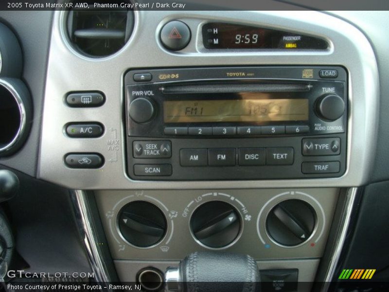 Phantom Gray Pearl / Dark Gray 2005 Toyota Matrix XR AWD