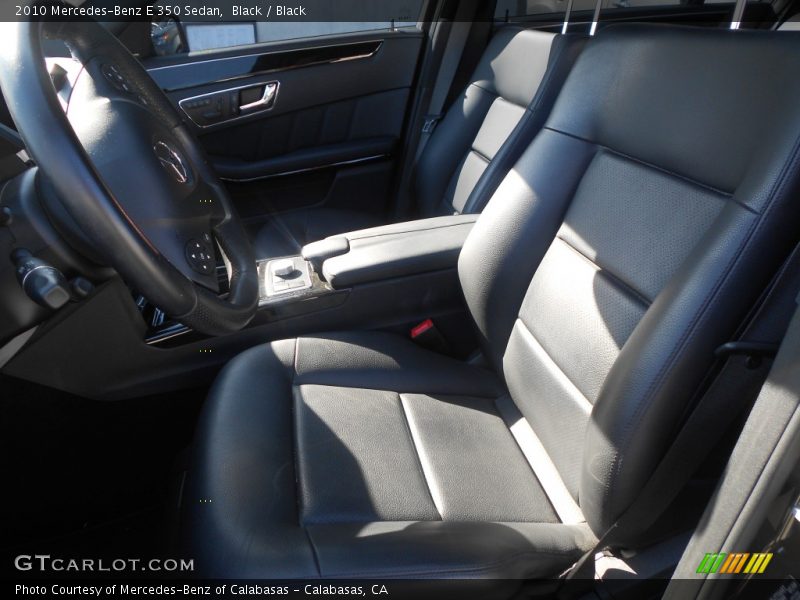 Black / Black 2010 Mercedes-Benz E 350 Sedan