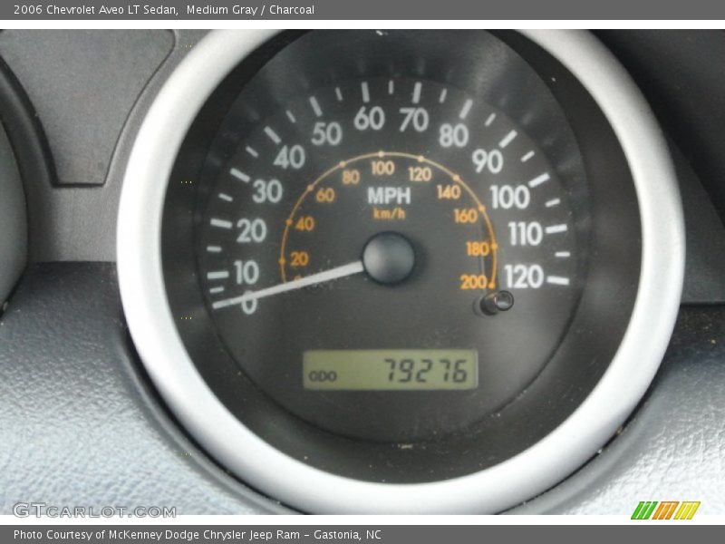Medium Gray / Charcoal 2006 Chevrolet Aveo LT Sedan