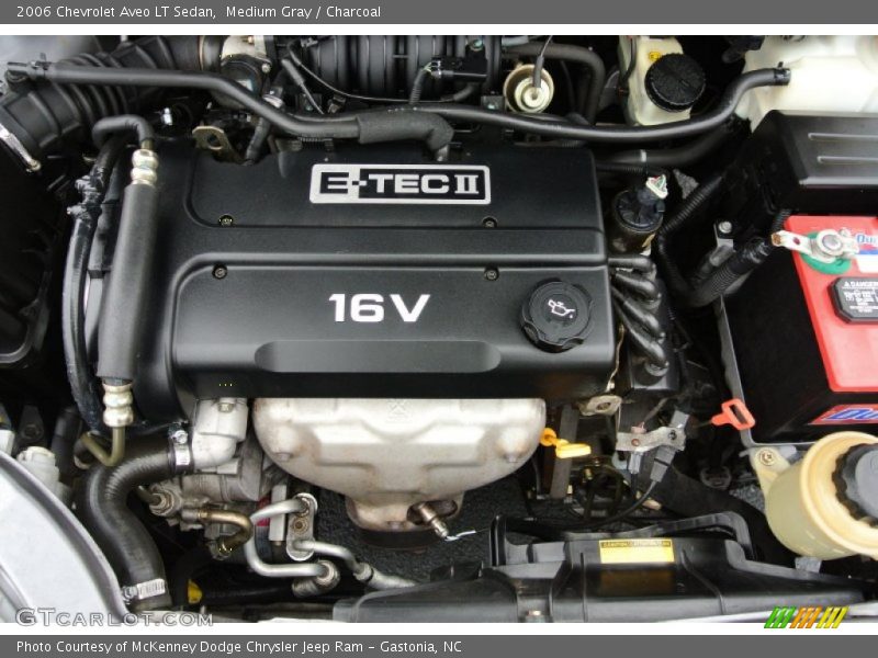  2006 Aveo LT Sedan Engine - 1.6 Liter DOHC 16-Valve 4 Cylinder