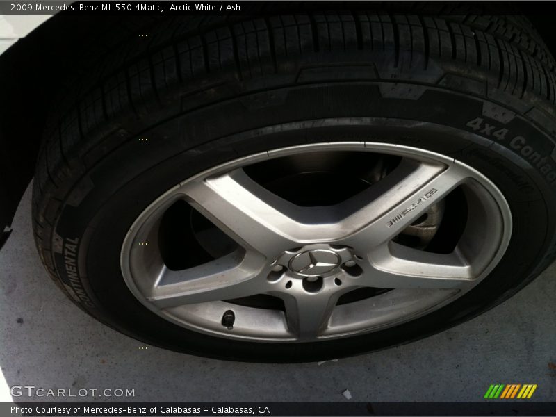 Arctic White / Ash 2009 Mercedes-Benz ML 550 4Matic