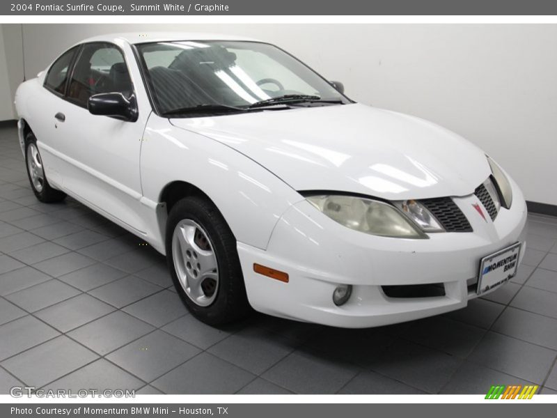 Summit White / Graphite 2004 Pontiac Sunfire Coupe