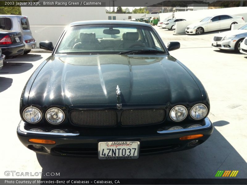 British Racing Green / Cashmere 2003 Jaguar XJ XJR