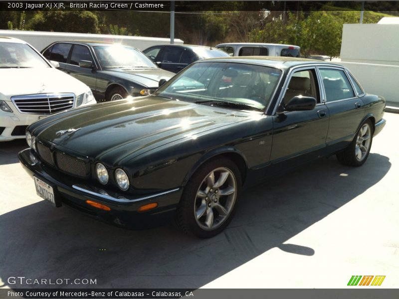 British Racing Green / Cashmere 2003 Jaguar XJ XJR