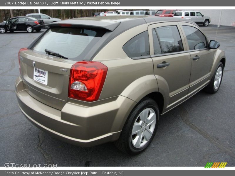 Light Khaki Metallic / Pastel Pebble Beige 2007 Dodge Caliber SXT