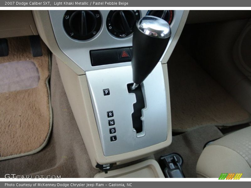  2007 Caliber SXT CVT Automatic Shifter