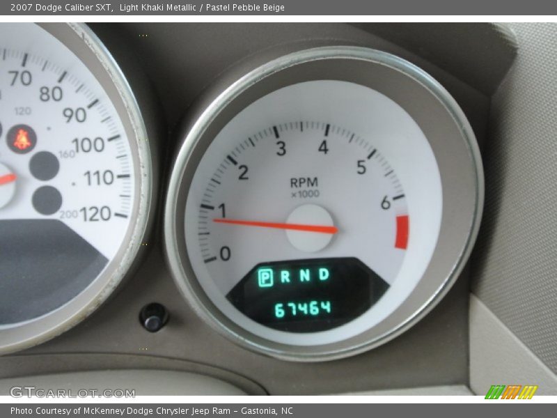 Light Khaki Metallic / Pastel Pebble Beige 2007 Dodge Caliber SXT