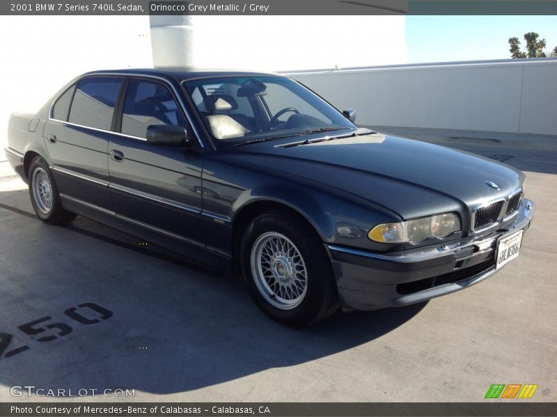 Orinocco Grey Metallic / Grey 2001 BMW 7 Series 740iL Sedan