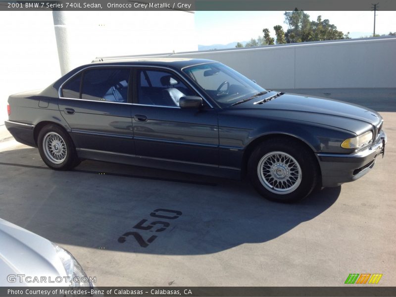 Orinocco Grey Metallic / Grey 2001 BMW 7 Series 740iL Sedan