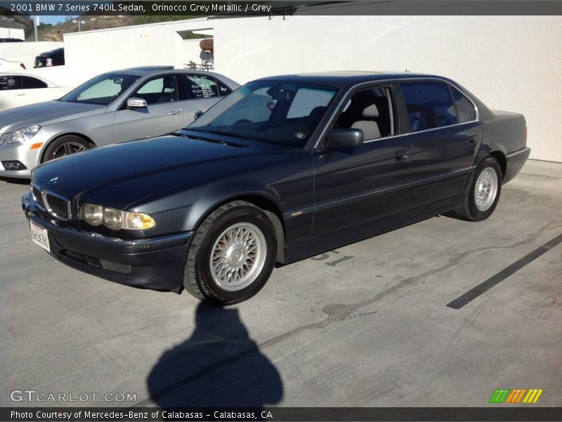 Orinocco Grey Metallic / Grey 2001 BMW 7 Series 740iL Sedan