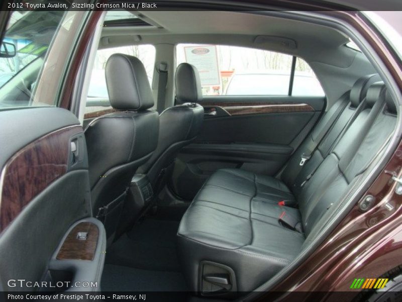 Sizzling Crimson Mica / Black 2012 Toyota Avalon