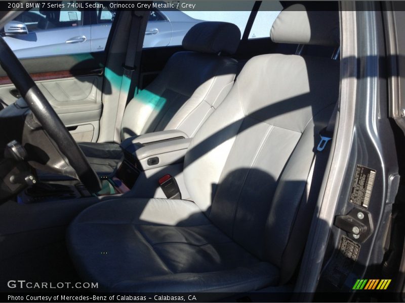 Orinocco Grey Metallic / Grey 2001 BMW 7 Series 740iL Sedan