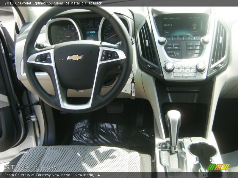 Silver Ice Metallic / Jet Black 2013 Chevrolet Equinox LS