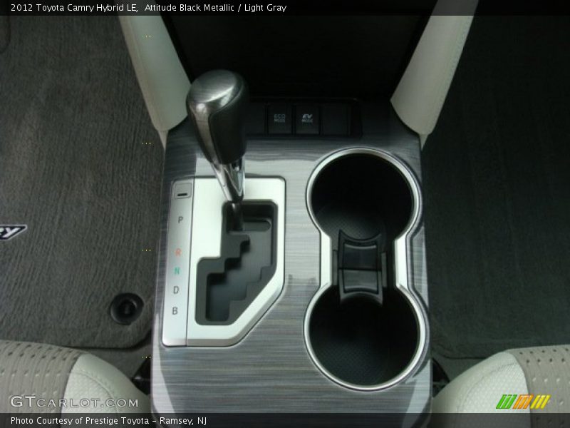 Attitude Black Metallic / Light Gray 2012 Toyota Camry Hybrid LE