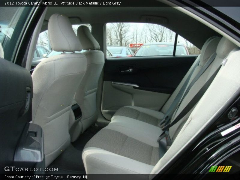 Attitude Black Metallic / Light Gray 2012 Toyota Camry Hybrid LE