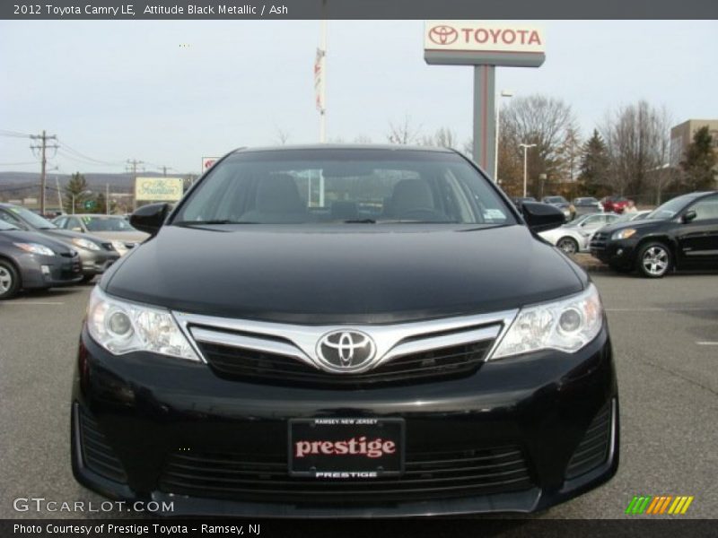 Attitude Black Metallic / Ash 2012 Toyota Camry LE