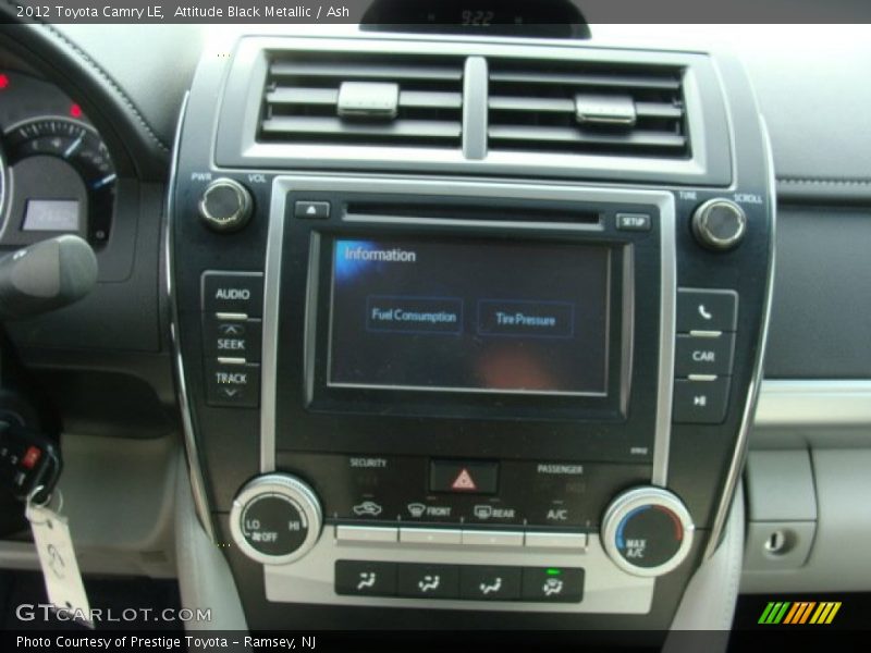 Attitude Black Metallic / Ash 2012 Toyota Camry LE