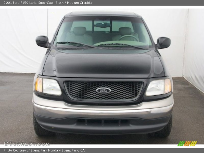 Black / Medium Graphite 2001 Ford F150 Lariat SuperCab