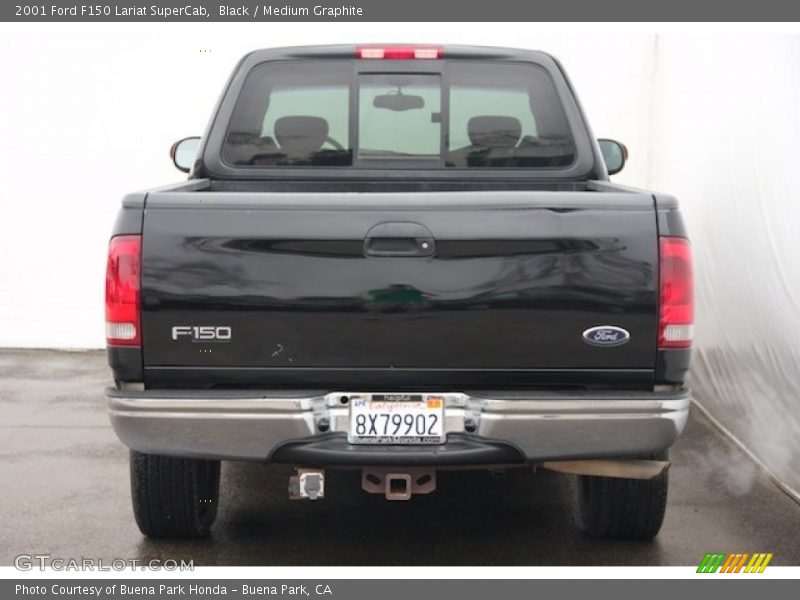 Black / Medium Graphite 2001 Ford F150 Lariat SuperCab