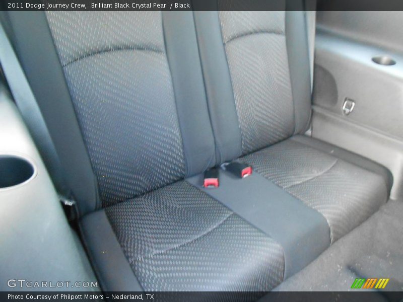 Brilliant Black Crystal Pearl / Black 2011 Dodge Journey Crew