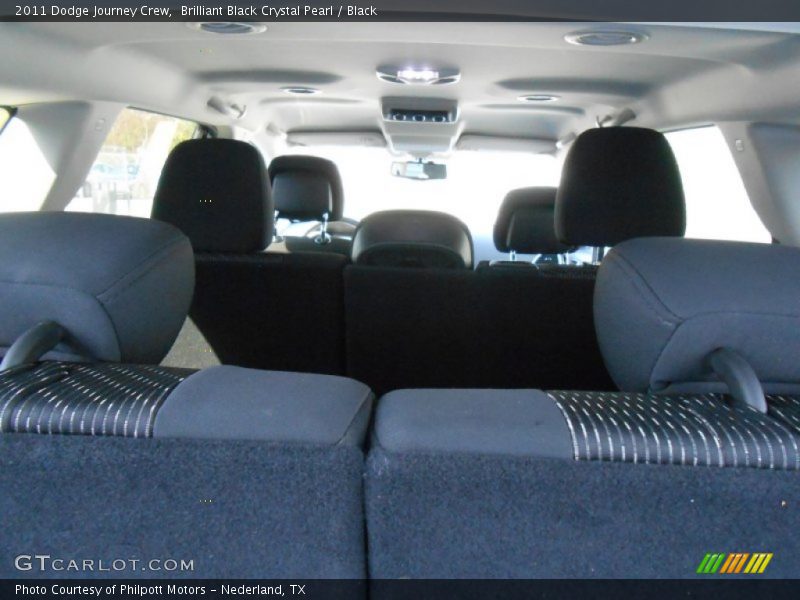 Brilliant Black Crystal Pearl / Black 2011 Dodge Journey Crew