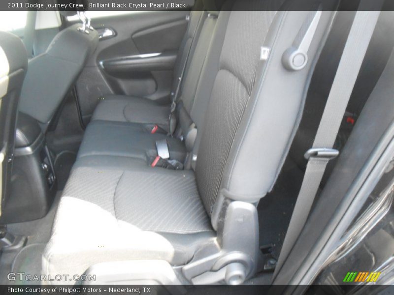 Brilliant Black Crystal Pearl / Black 2011 Dodge Journey Crew