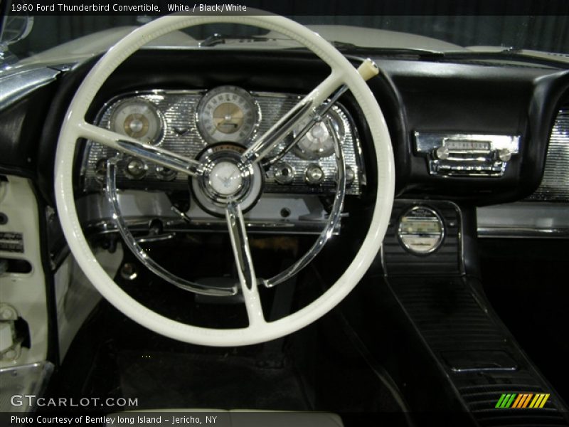 White / Black/White 1960 Ford Thunderbird Convertible