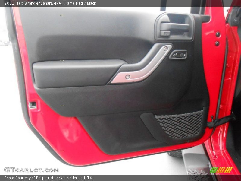 Flame Red / Black 2011 Jeep Wrangler Sahara 4x4