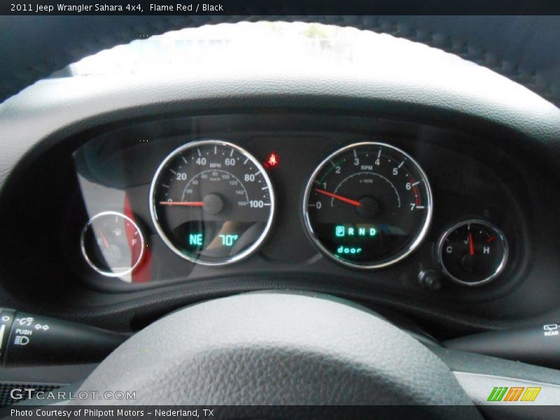 Flame Red / Black 2011 Jeep Wrangler Sahara 4x4