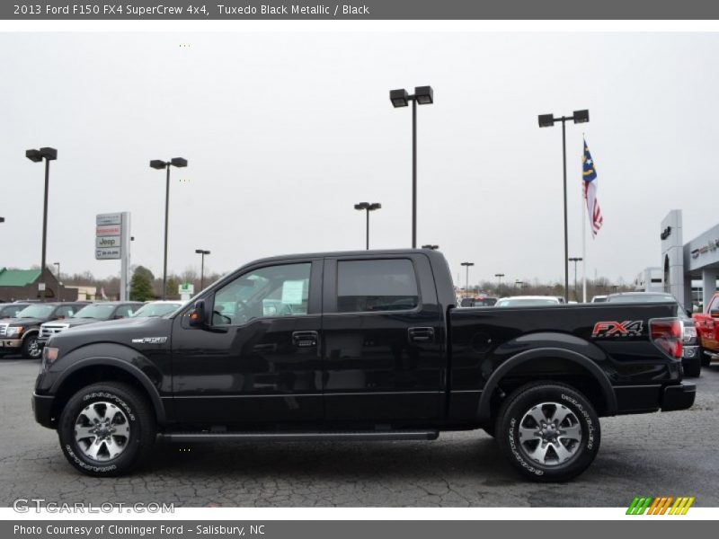 Tuxedo Black Metallic / Black 2013 Ford F150 FX4 SuperCrew 4x4
