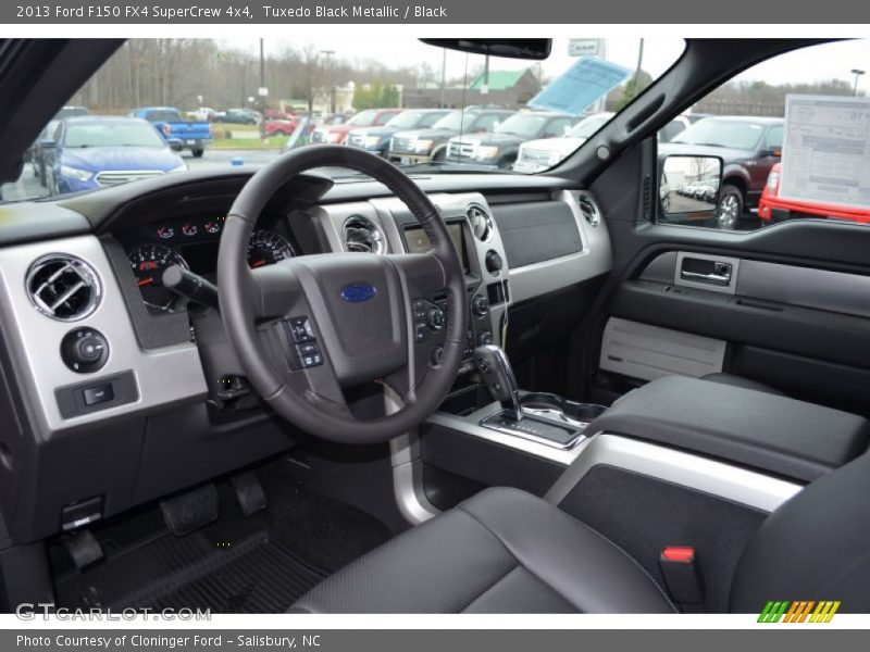 Tuxedo Black Metallic / Black 2013 Ford F150 FX4 SuperCrew 4x4