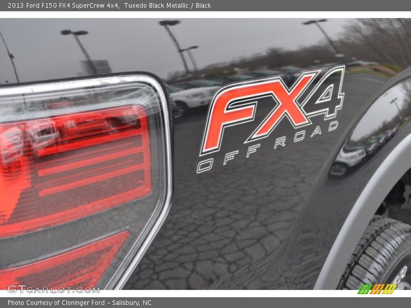 Tuxedo Black Metallic / Black 2013 Ford F150 FX4 SuperCrew 4x4