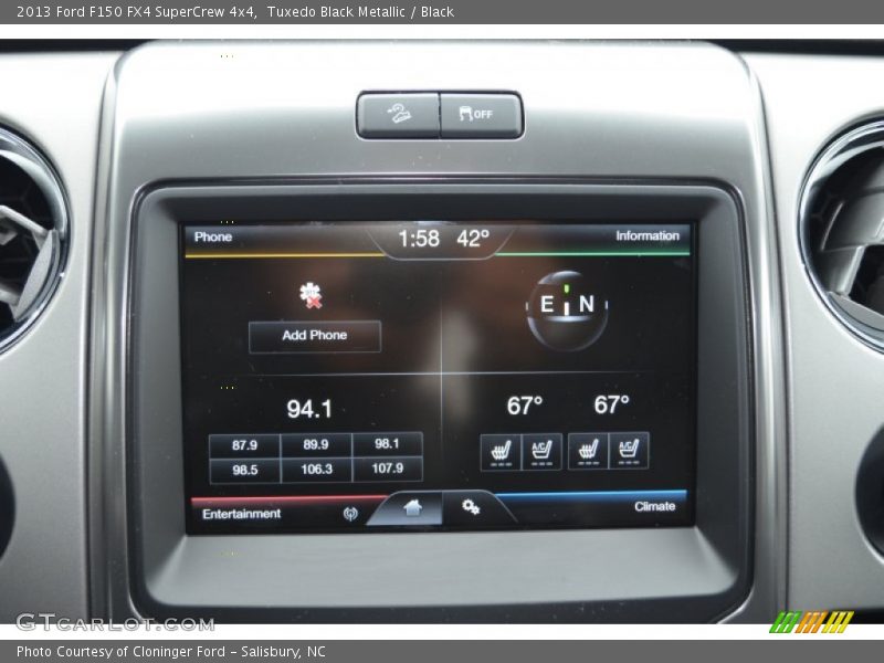 Tuxedo Black Metallic / Black 2013 Ford F150 FX4 SuperCrew 4x4