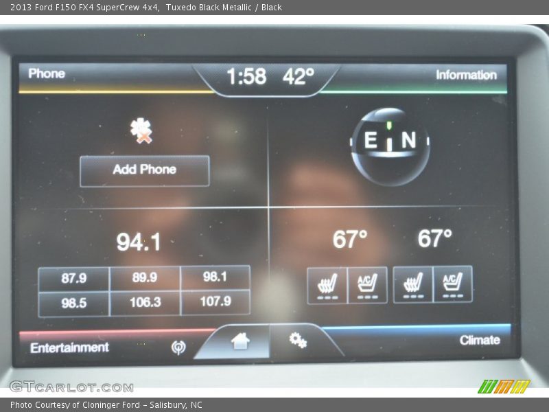 Tuxedo Black Metallic / Black 2013 Ford F150 FX4 SuperCrew 4x4