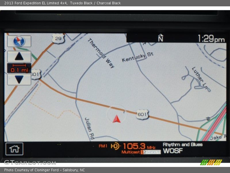 Navigation of 2013 Expedition EL Limited 4x4