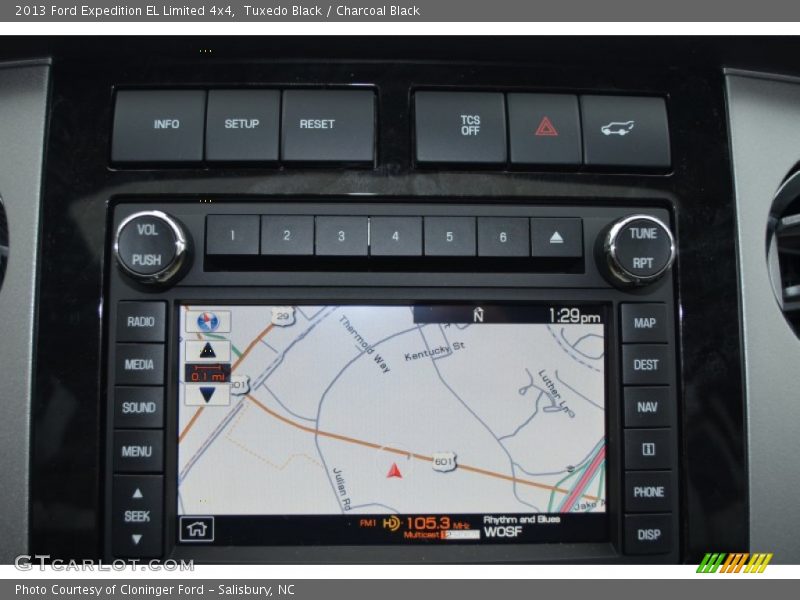 Controls of 2013 Expedition EL Limited 4x4