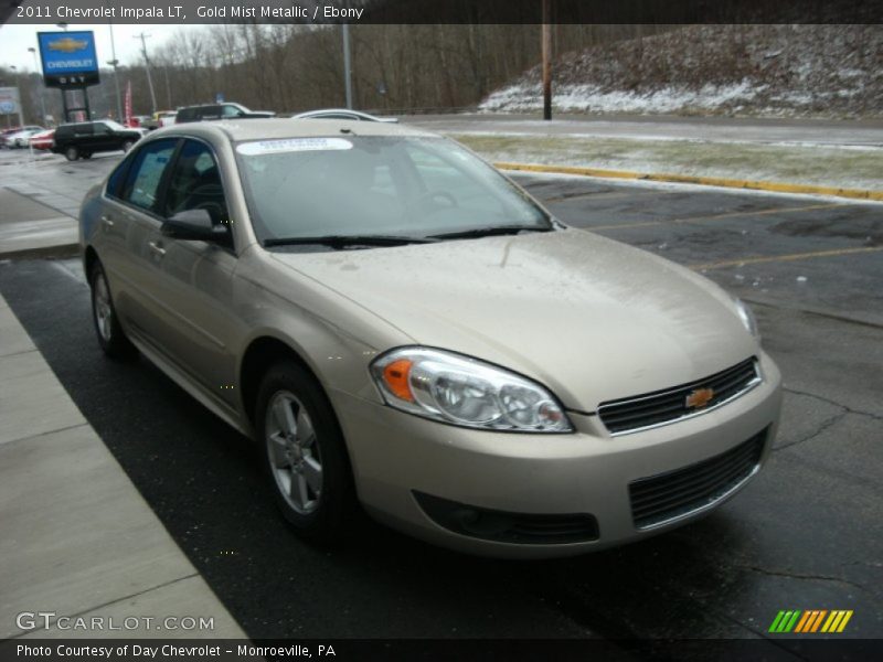 Gold Mist Metallic / Ebony 2011 Chevrolet Impala LT