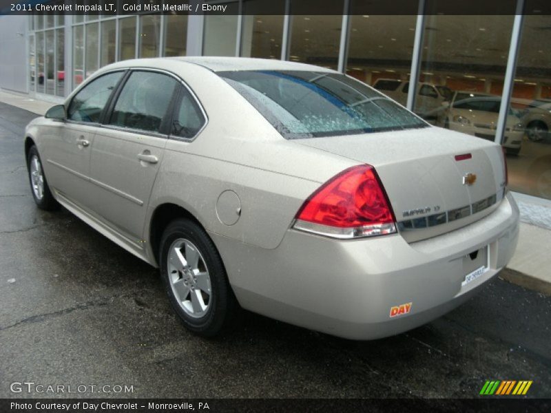 Gold Mist Metallic / Ebony 2011 Chevrolet Impala LT