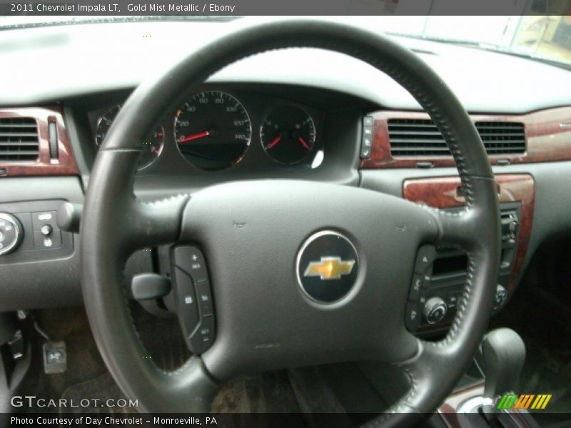 Gold Mist Metallic / Ebony 2011 Chevrolet Impala LT