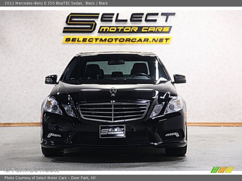 Black / Black 2011 Mercedes-Benz E 350 BlueTEC Sedan